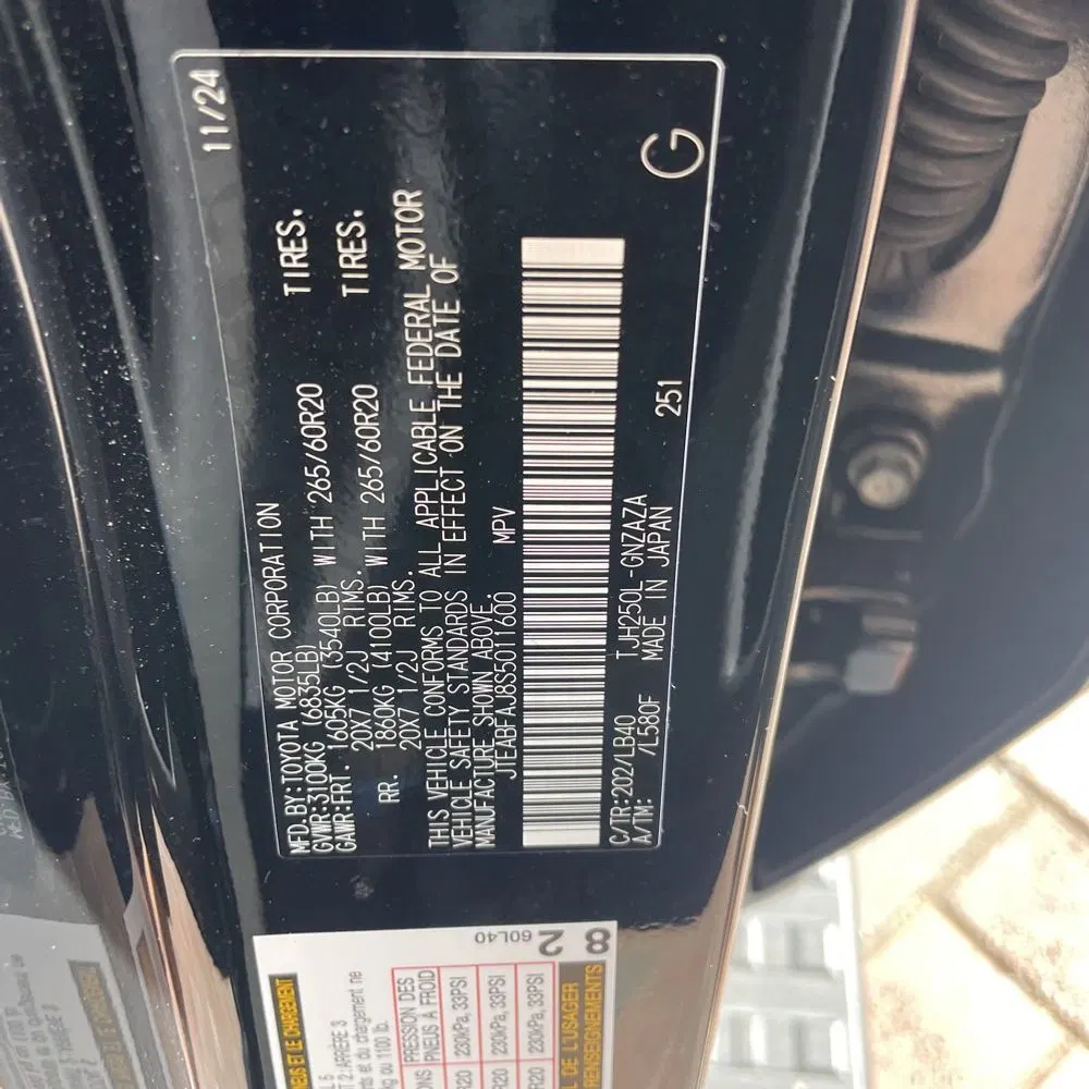 2025 Toyota Land Cruiser Base
