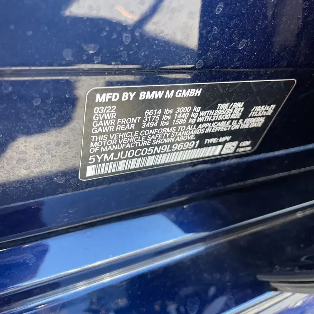2022 BMW X5 M