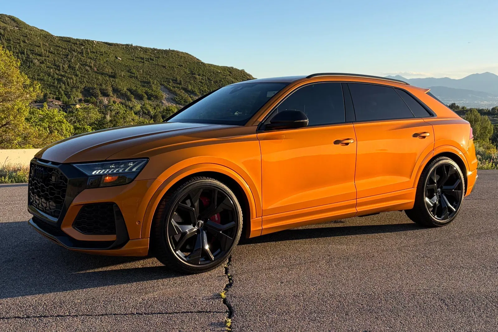 2021 Audi RS Q8 - Dragon Orange Metallic, 591-hp Twin-Turbo V8, Highly Equipped, Unmodified