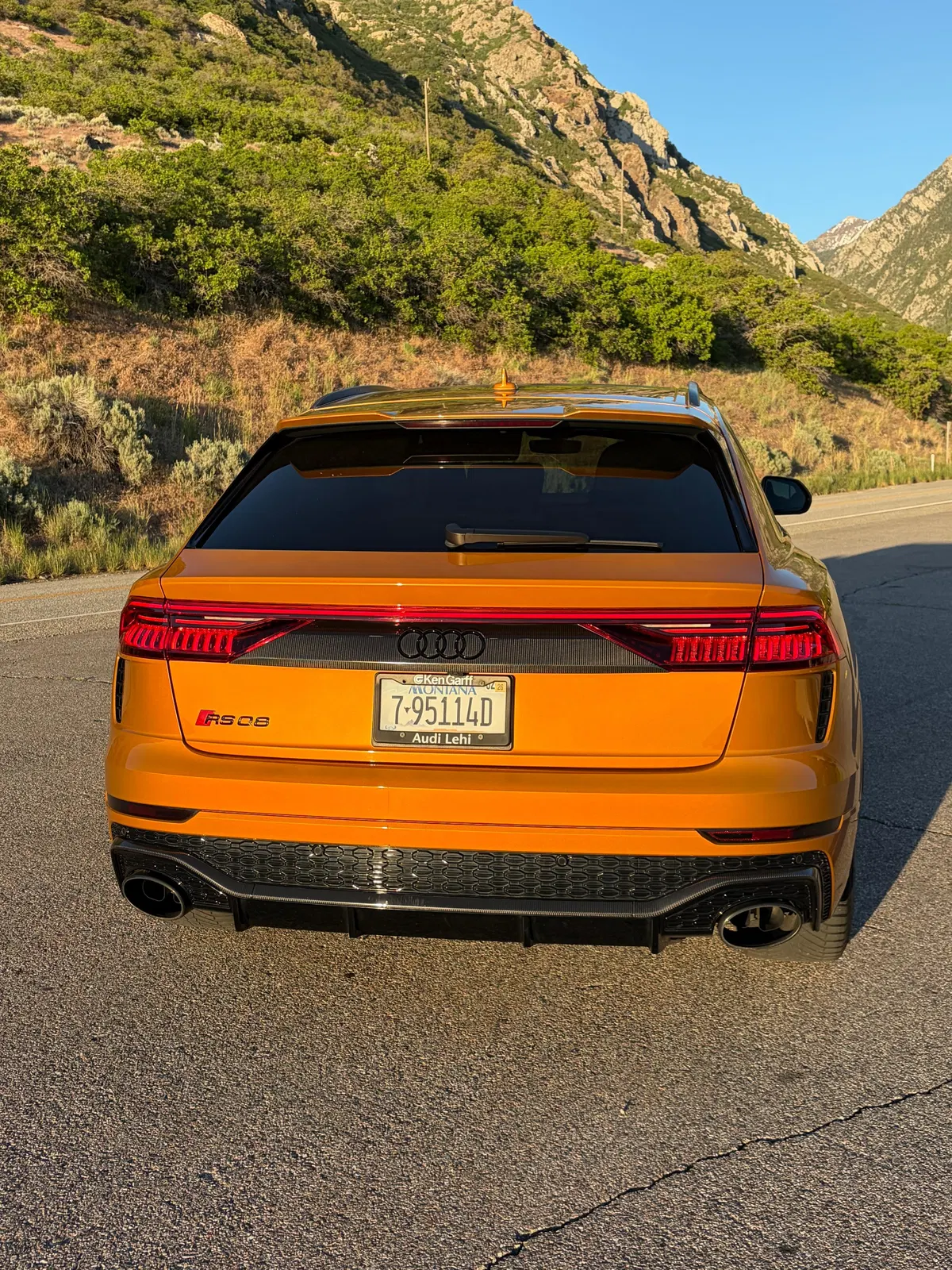 2021 Audi RS Q8 - Dragon Orange Metallic, 591-hp Twin-Turbo V8, Highly Equipped, Unmodified