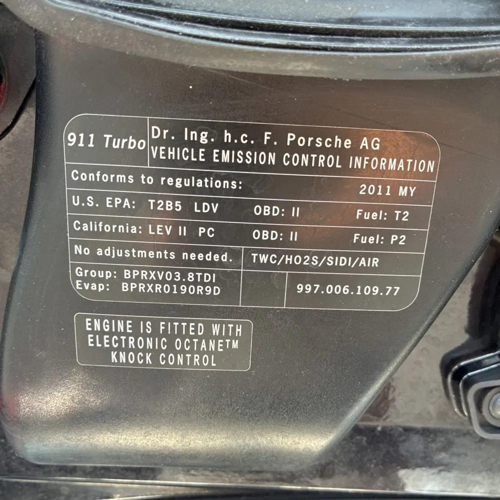 2011 Porsche 911 Carrera 4 Turbo S