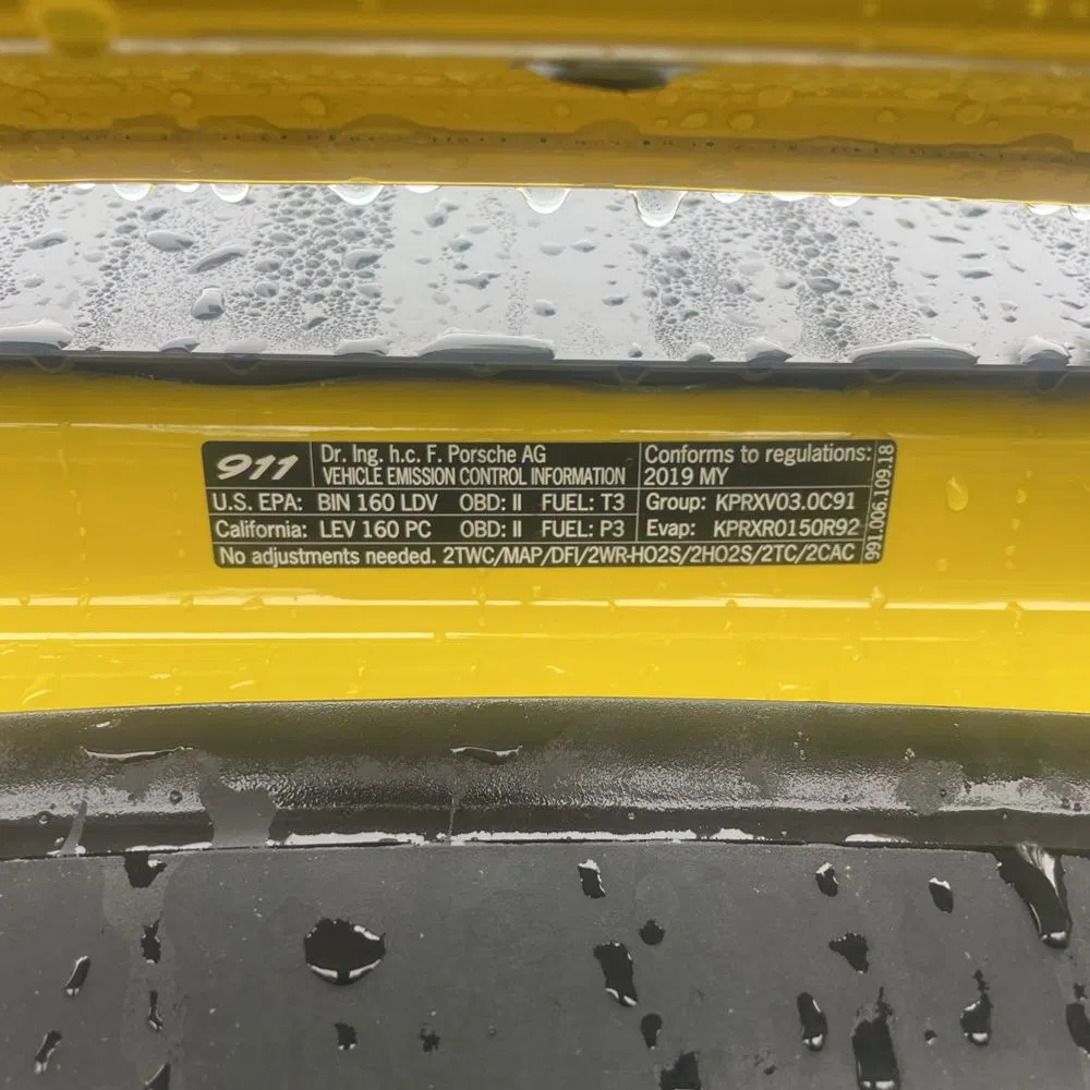 2019 Porsche 911 Carrera T