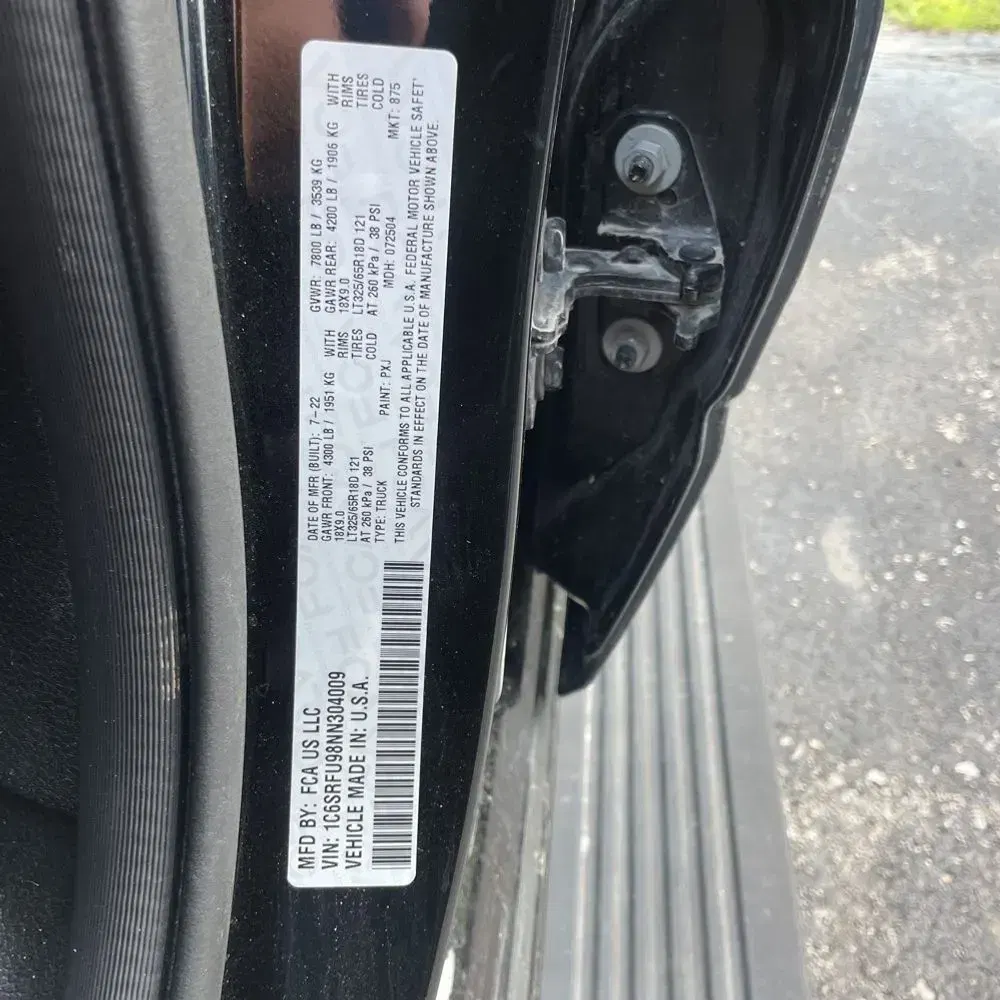2022 Ram 1500 TRX