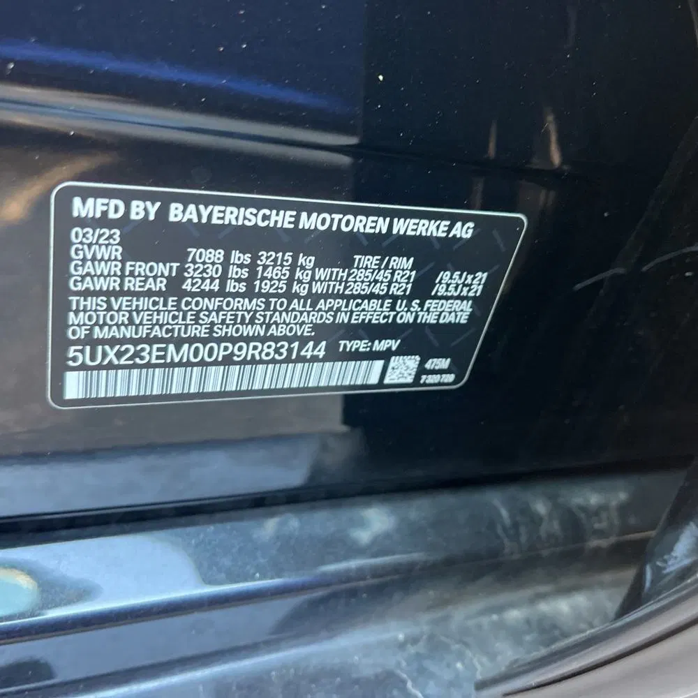 2023 BMW X7 XDrive40i