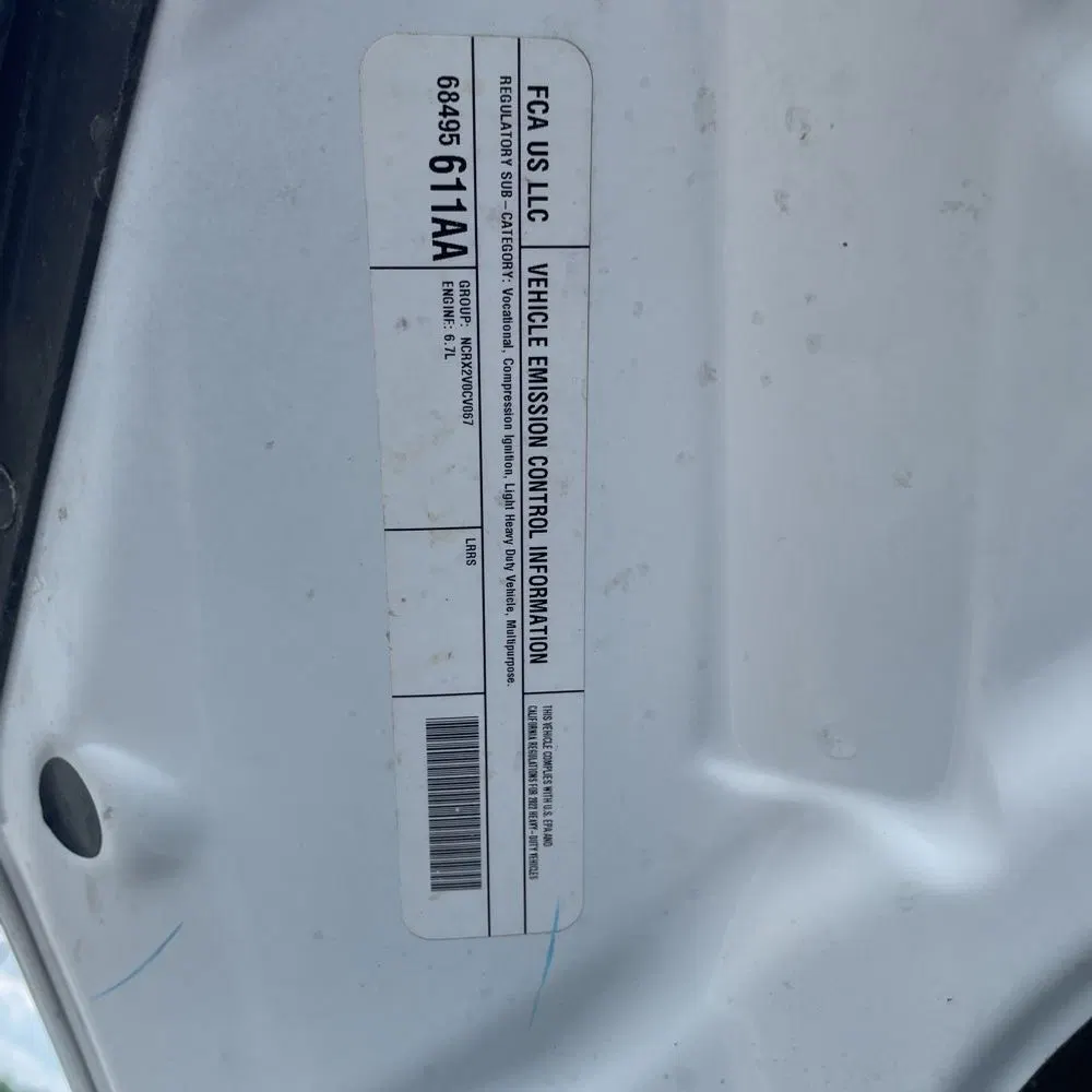 2022 Ram Commercial Tradesman CA60-84 CREW CAB/CHASSIS 4X4 6.7L