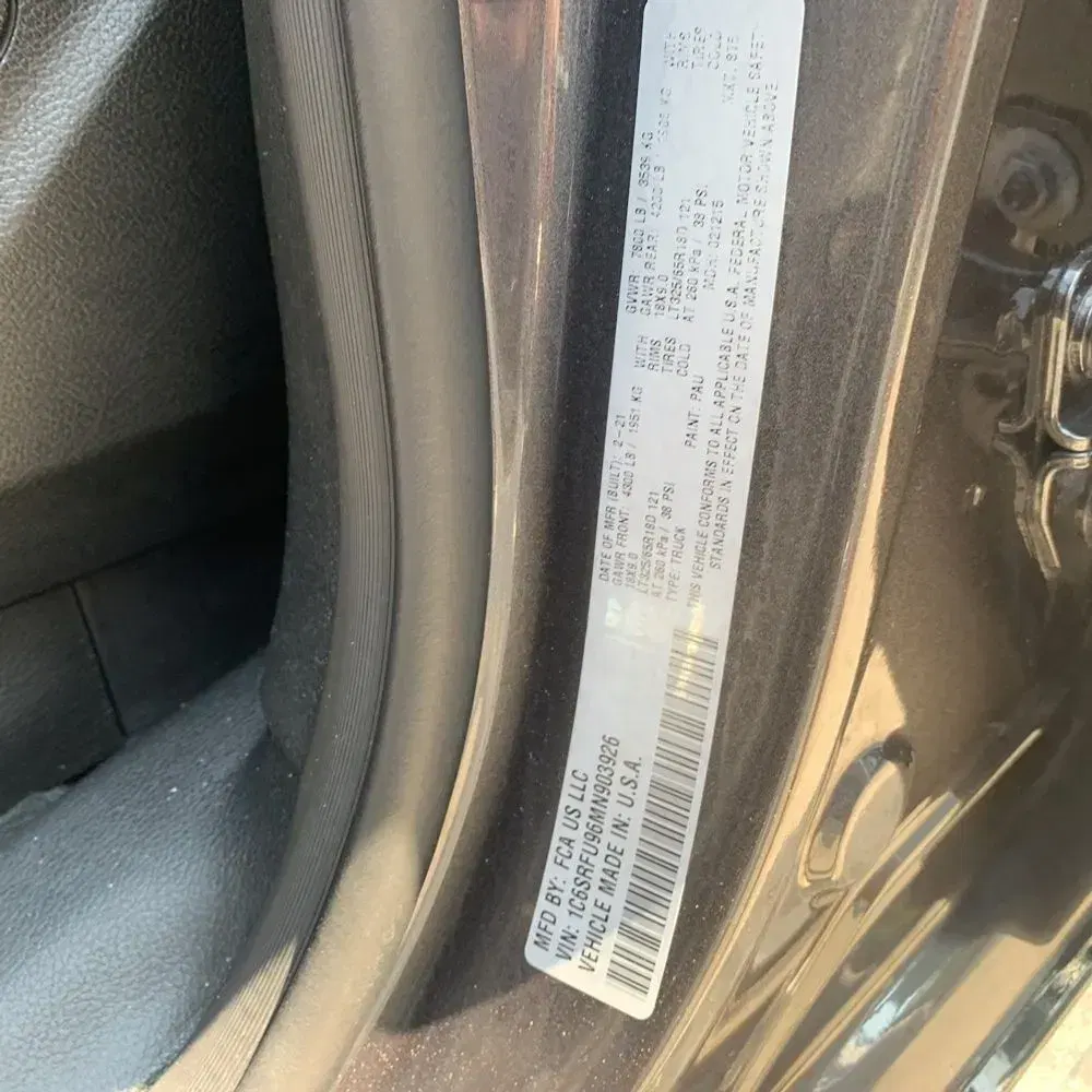2021 Ram 1500 TRX