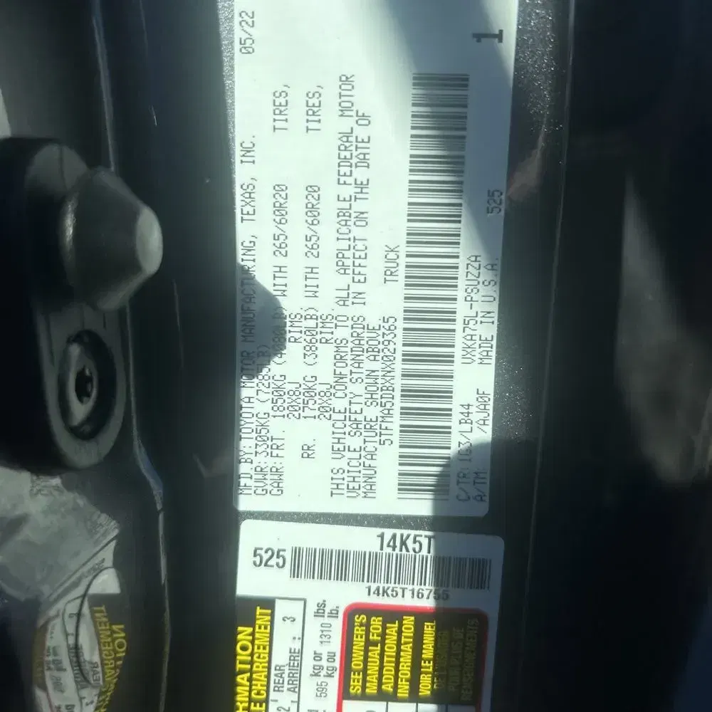 2022 Toyota Tundra 1794 Edition