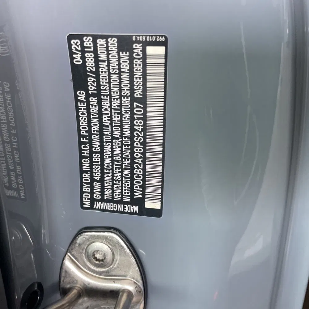 2023 Porsche 911 Carrera 4S