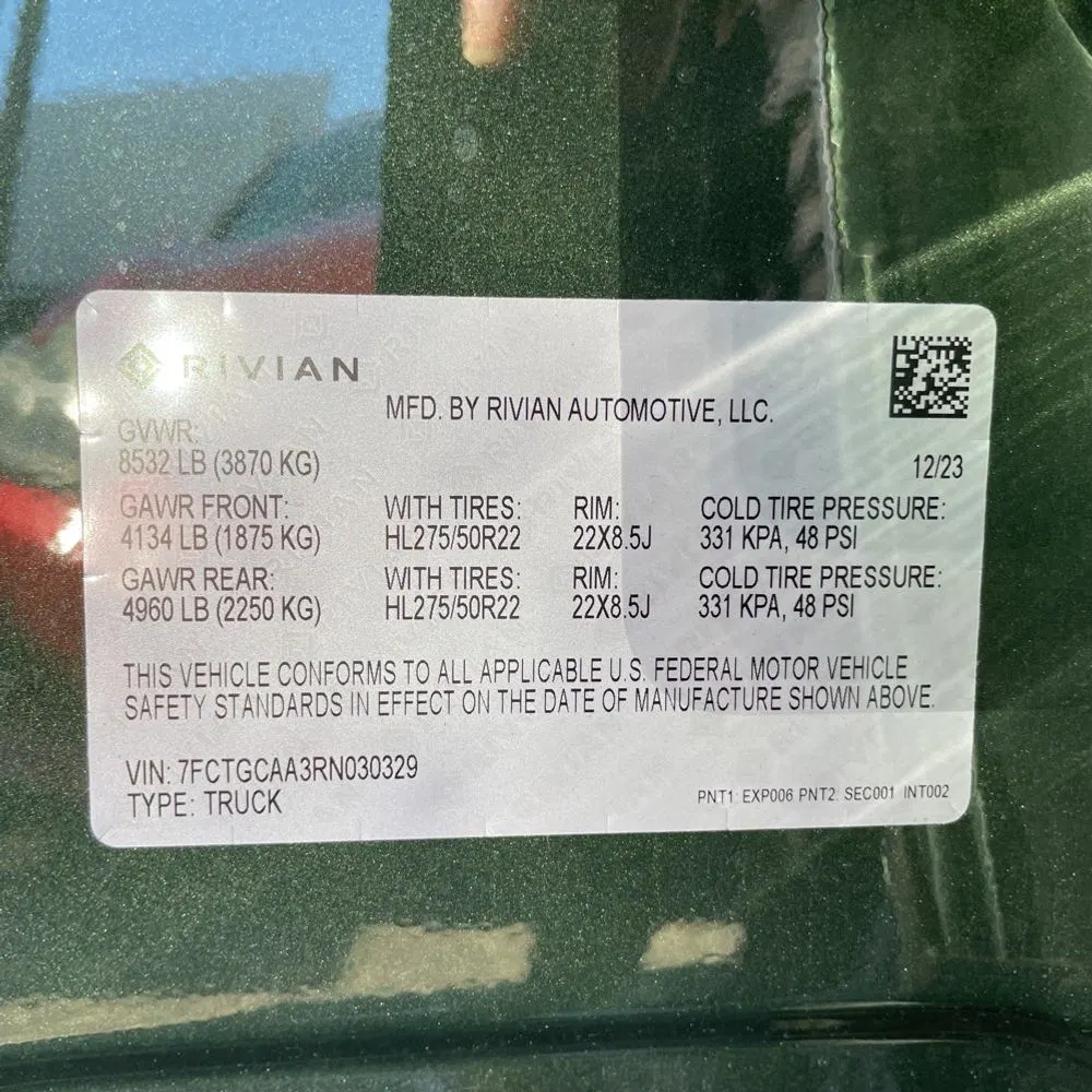 2024 Rivian R1T Adventure Dual-Motor