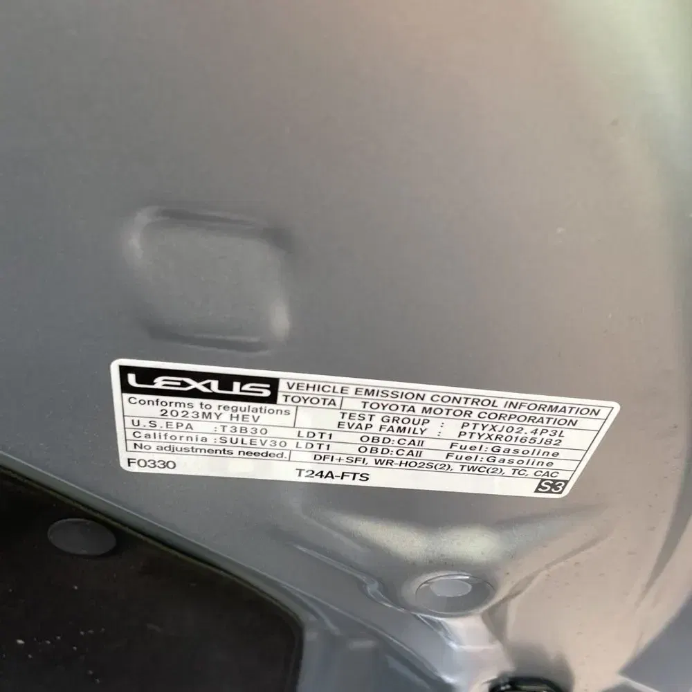 2023 Lexus RX 500h F SPORT Performance