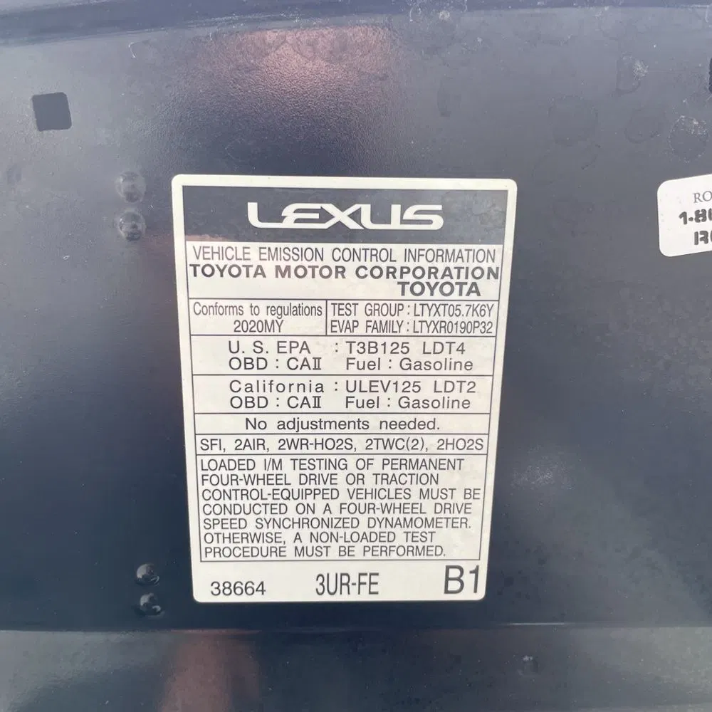 2020 Lexus LX 570 Two-Row