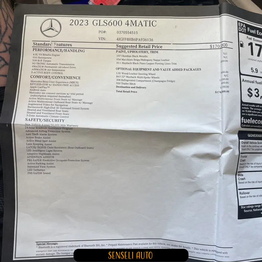 2023 Mercedes-Benz GLS Maybach GLS600