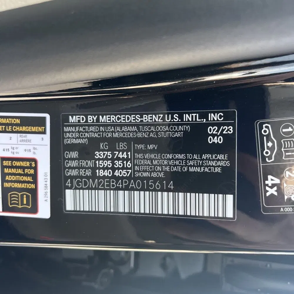 2023 Mercedes-Benz EQS SUV EQS450 Exclusive