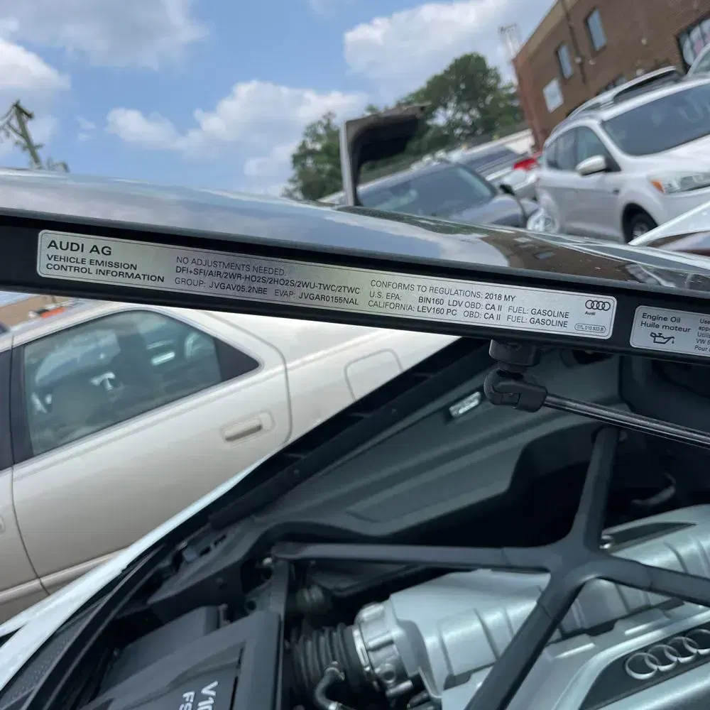 2018 Audi R8 V10 RWD