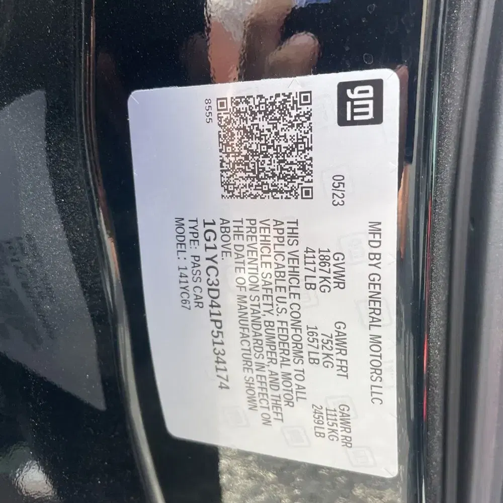 2023 Chevrolet Corvette Stingray