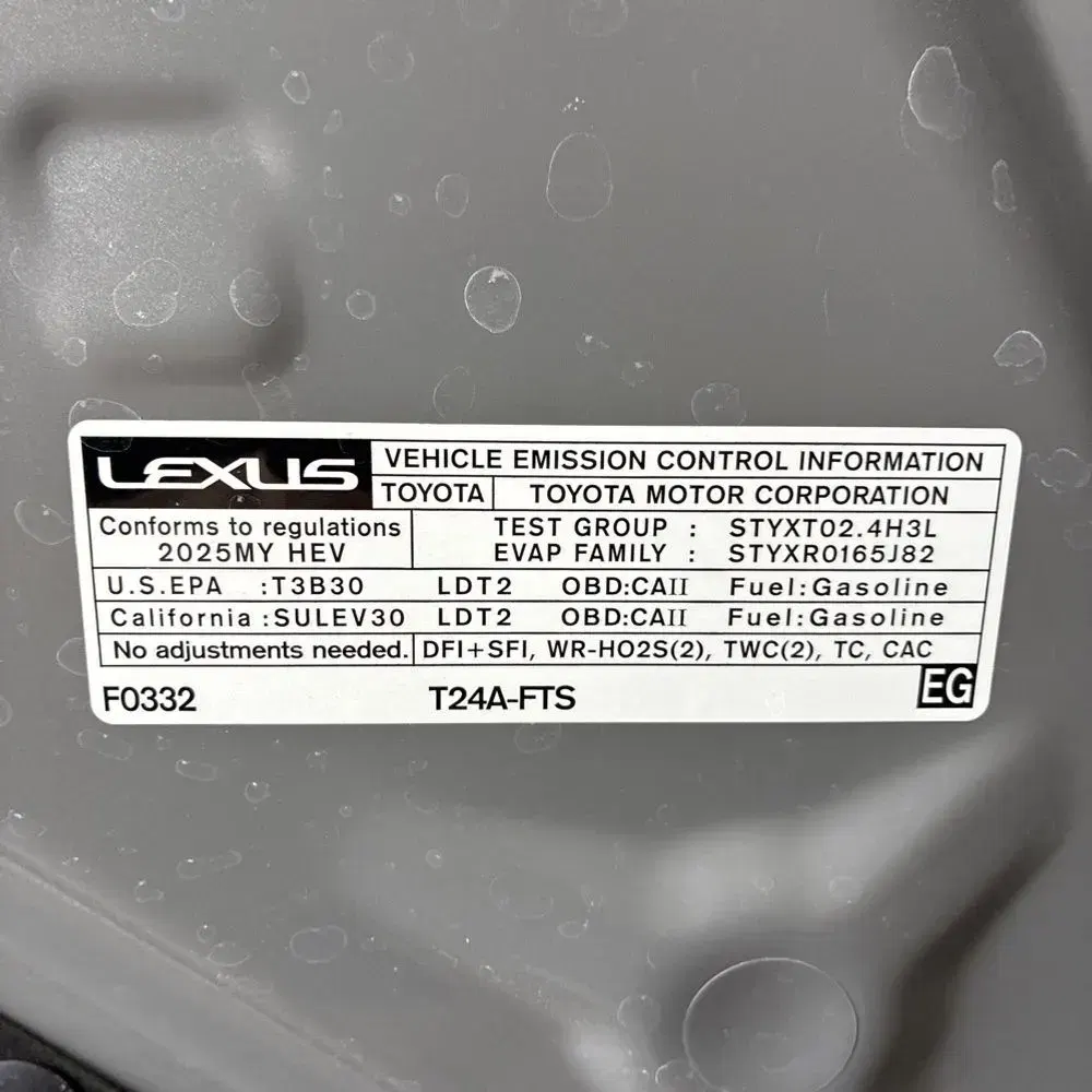 2025 Lexus RX 500h F SPORT Performance
