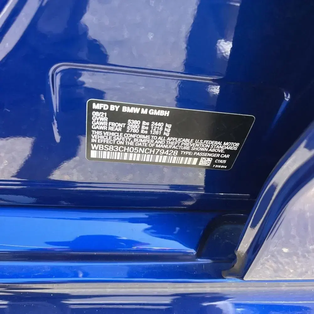 2022 BMW M5 Base