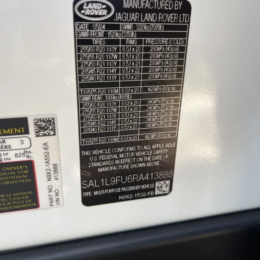 2024 Land Rover Range Rover Sport P400 Dynamic SE