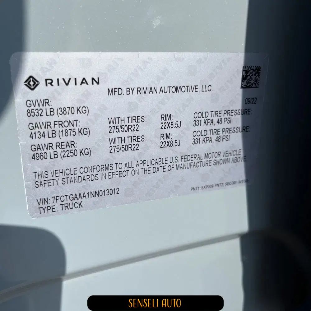 2022 Rivian R1T Adventure