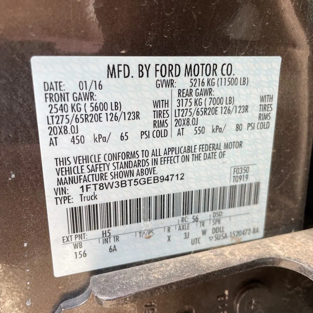 2016 Ford F-350 Super Duty Lariat