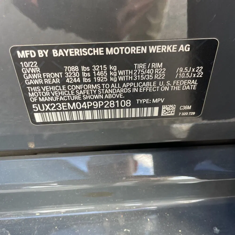 2023 BMW X7 XDrive40i