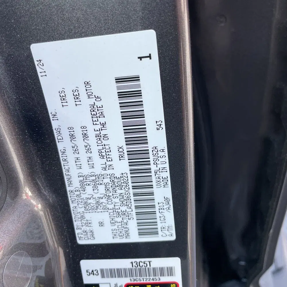 2025 Toyota Tundra SR5