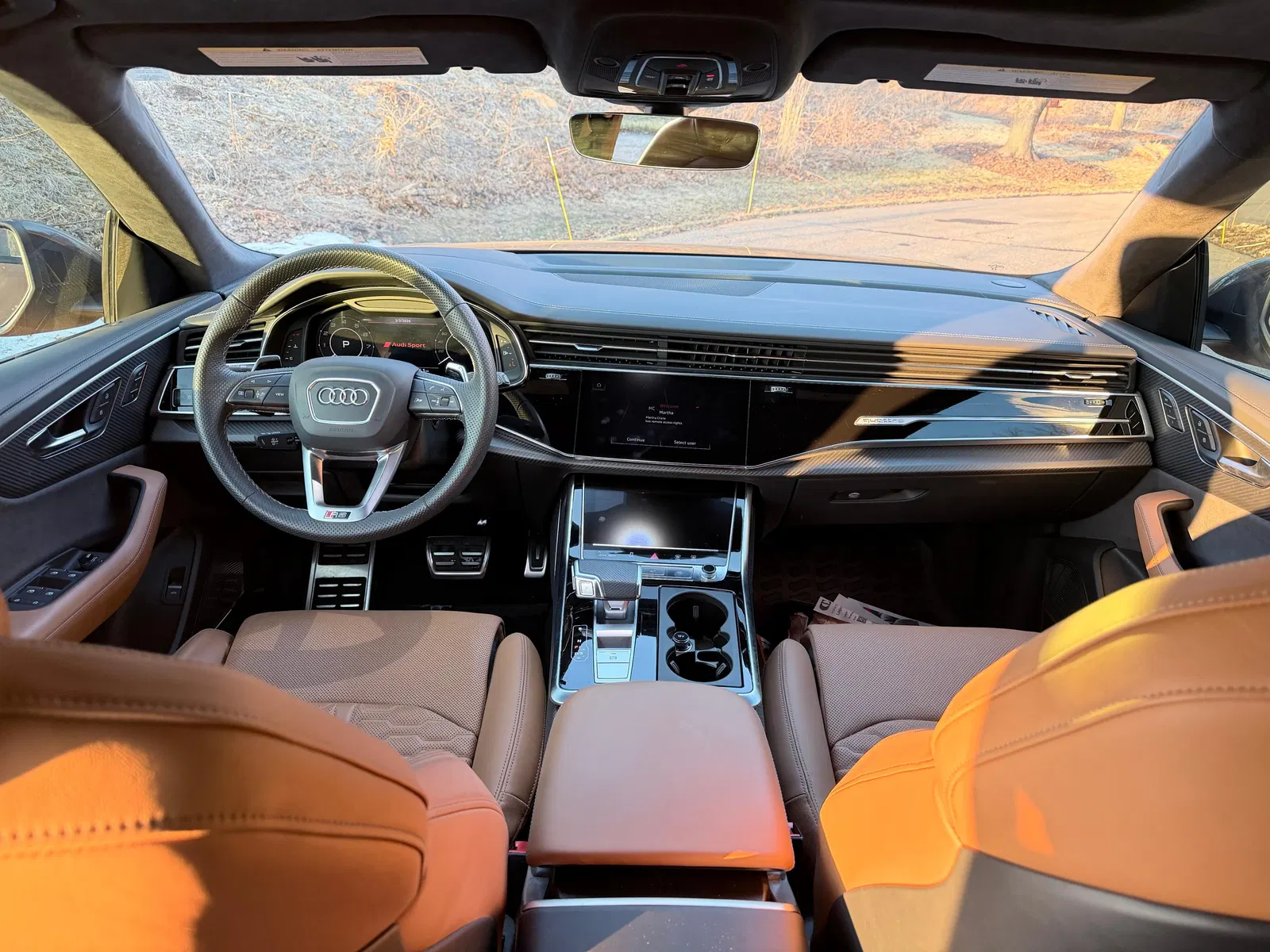2023 Audi RS Q8 - 591-hp Twin-Turbo V8, AWD, Dragon Orange Metallic, Highly Equipped