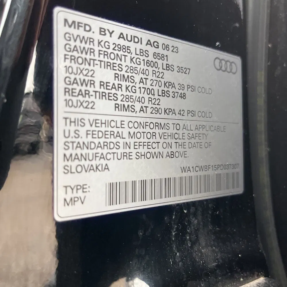 2023 Audi SQ8 Prestige