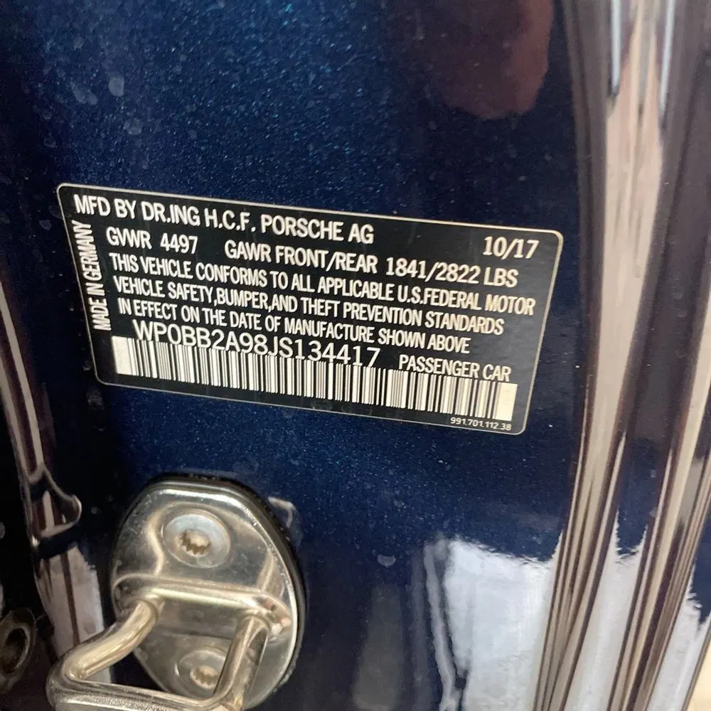 2018 Porsche 911 Targa 4S
