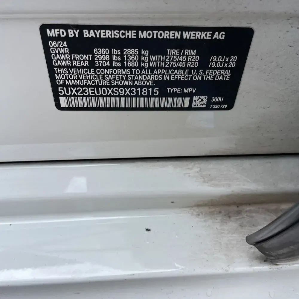 2025 BMW X5 XDrive40i