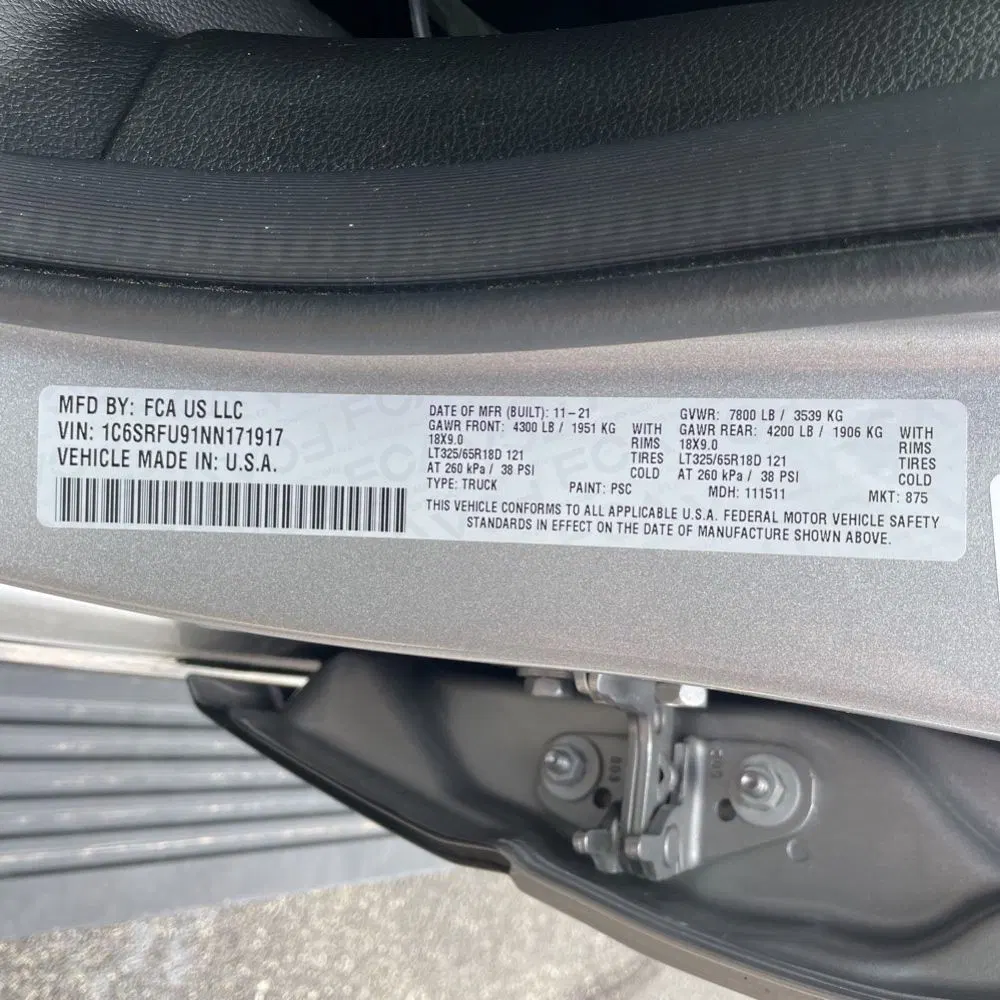 2022 Ram 1500 TRX