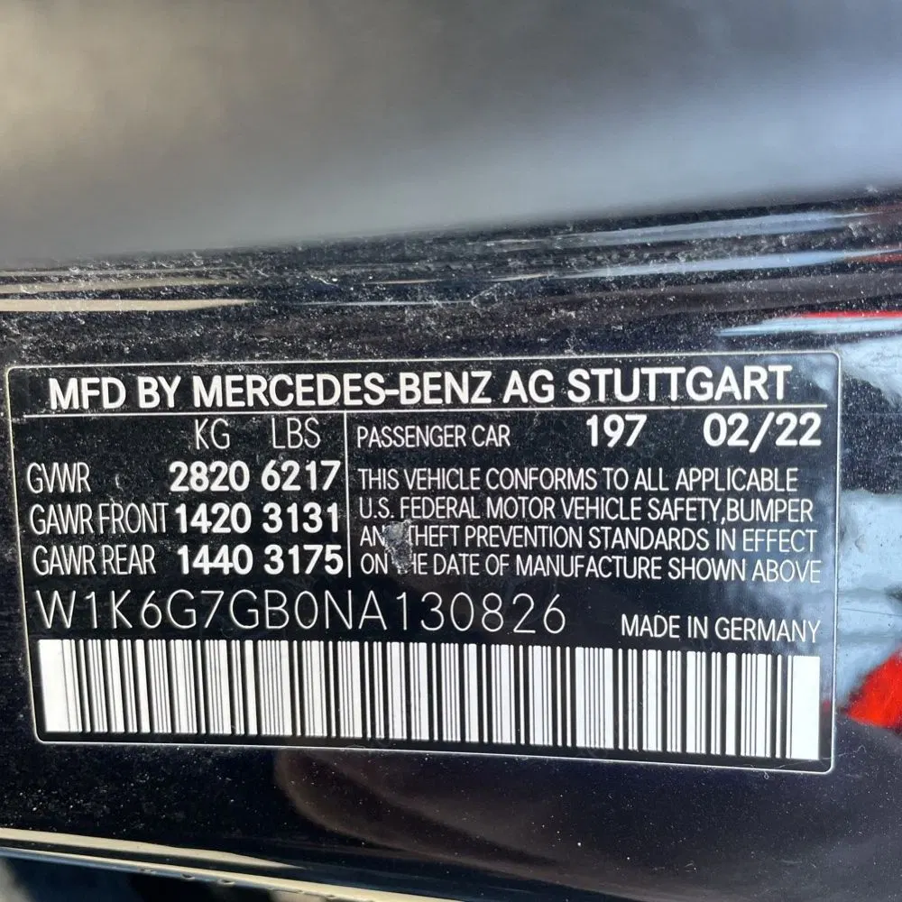 2022 Mercedes-Benz S-Class S 580 4MATIC