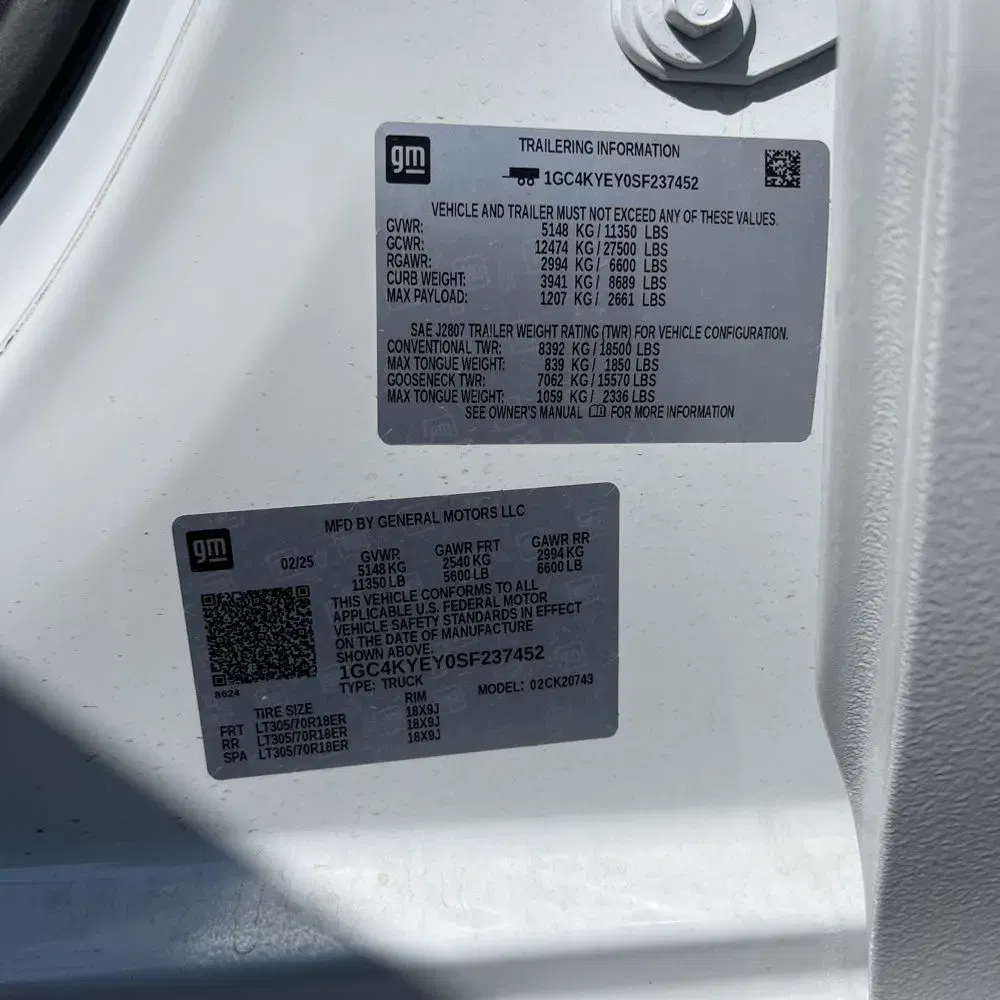2025 Chevrolet Silverado 2500HD ZR2