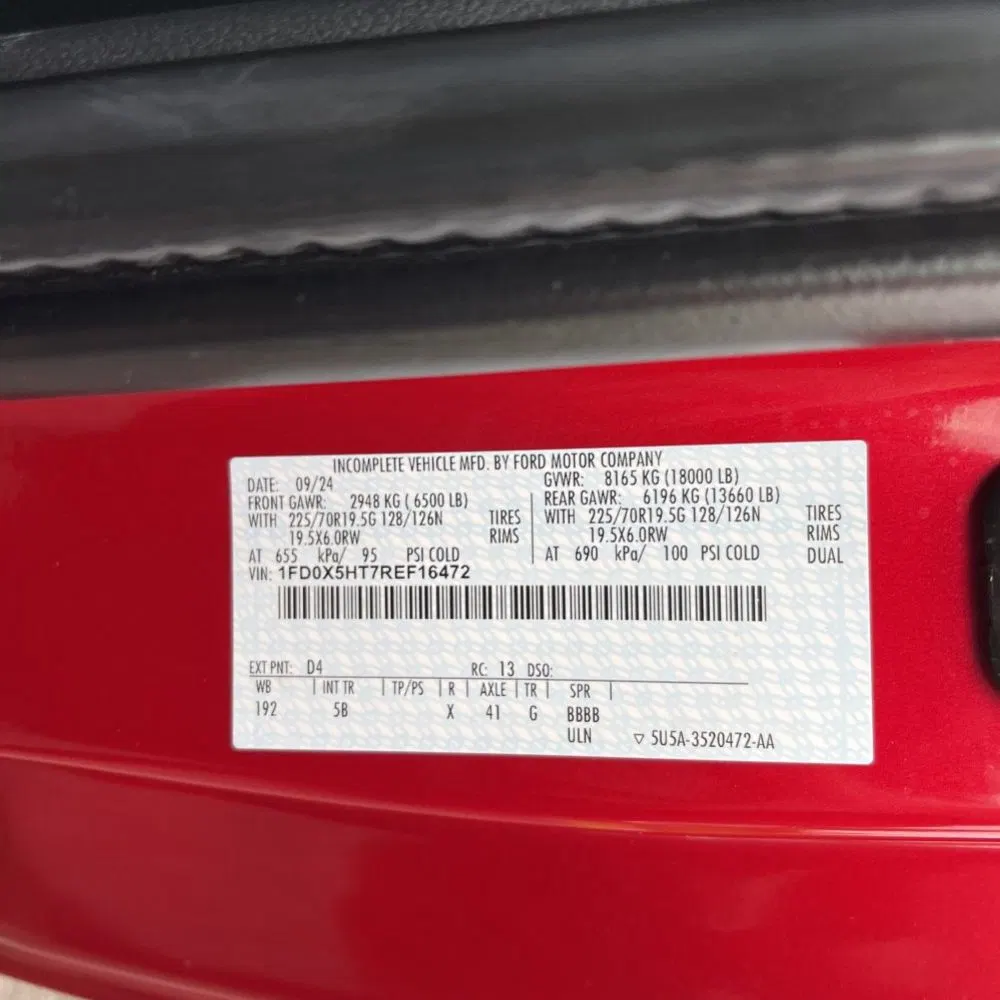 2024 Ford F550 Lariat