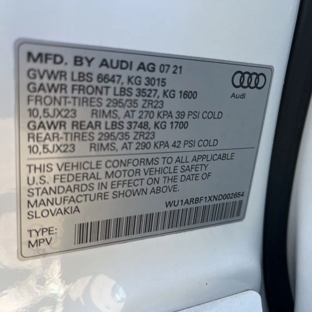 2022 Audi RS Q8
