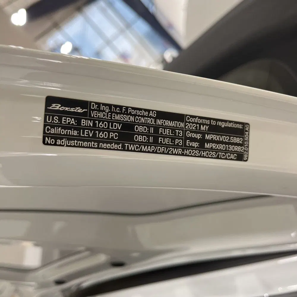 2021 Porsche 718 Boxster Base