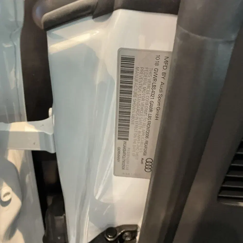 2018 Audi R8 V10 Plus