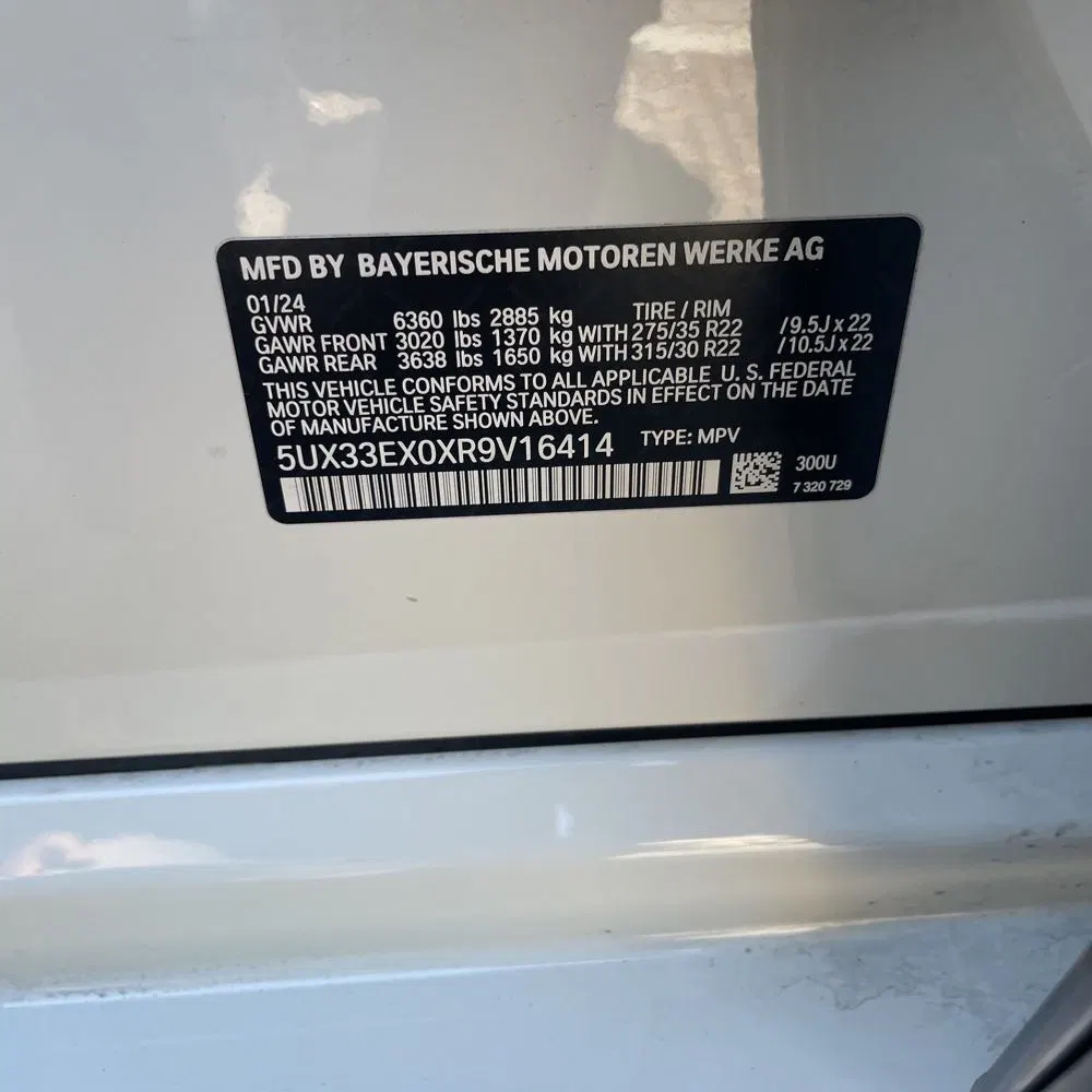 2024 BMW X6 XDrive40i