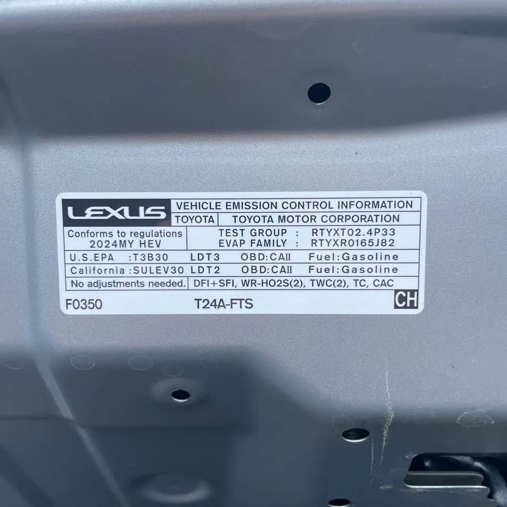 2024 Lexus TX 500h F SPORT Performance Premium