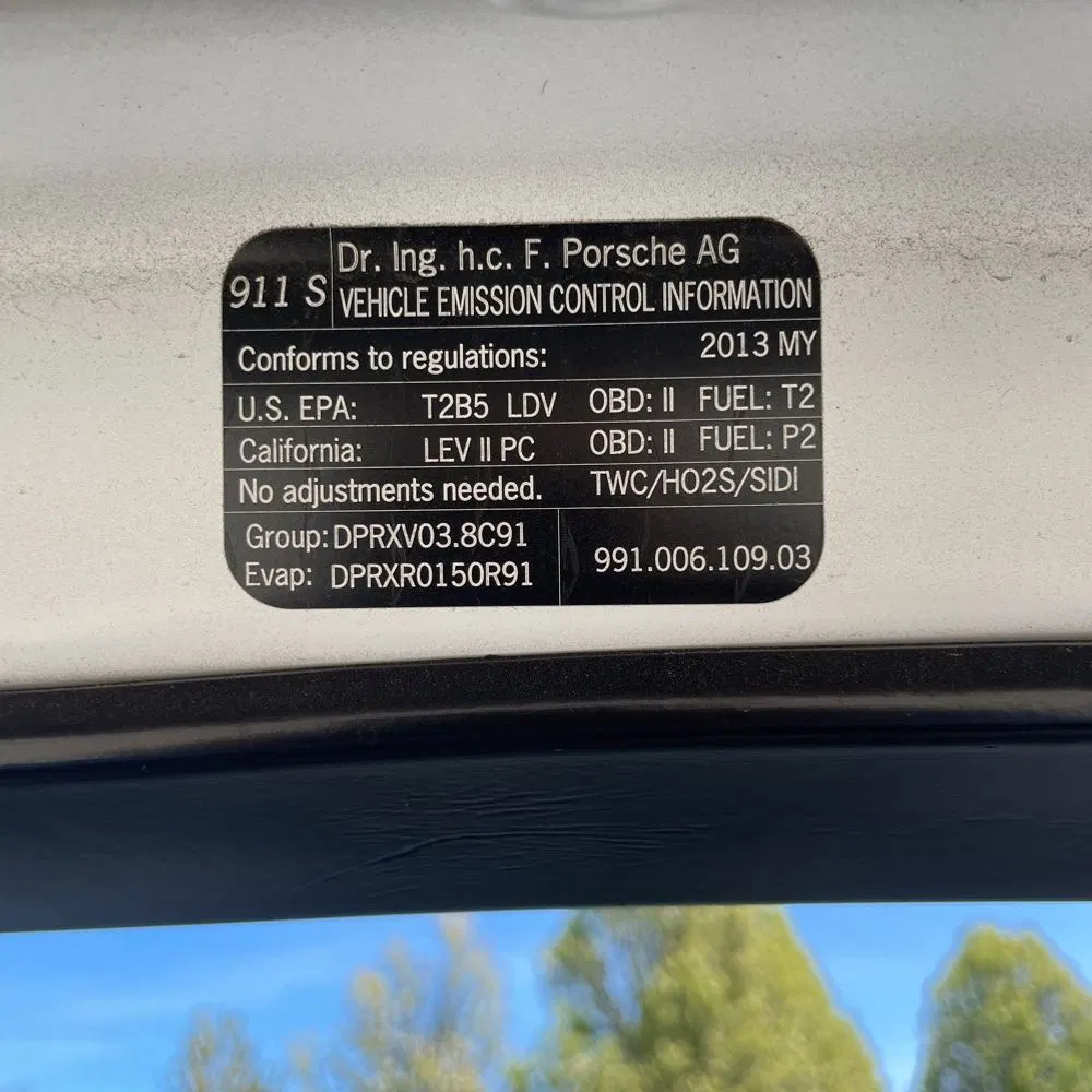 2013 Porsche 911 Carrera S