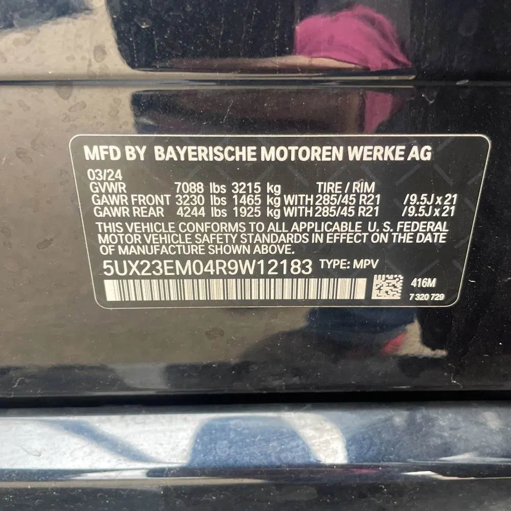 2024 BMW X7 XDrive40i