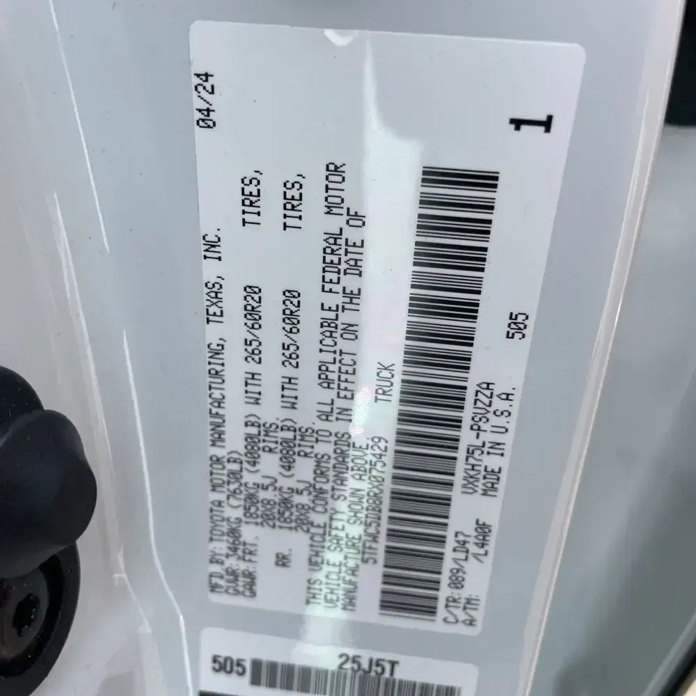 2024 Toyota Tundra 1794 Limited Edition HV