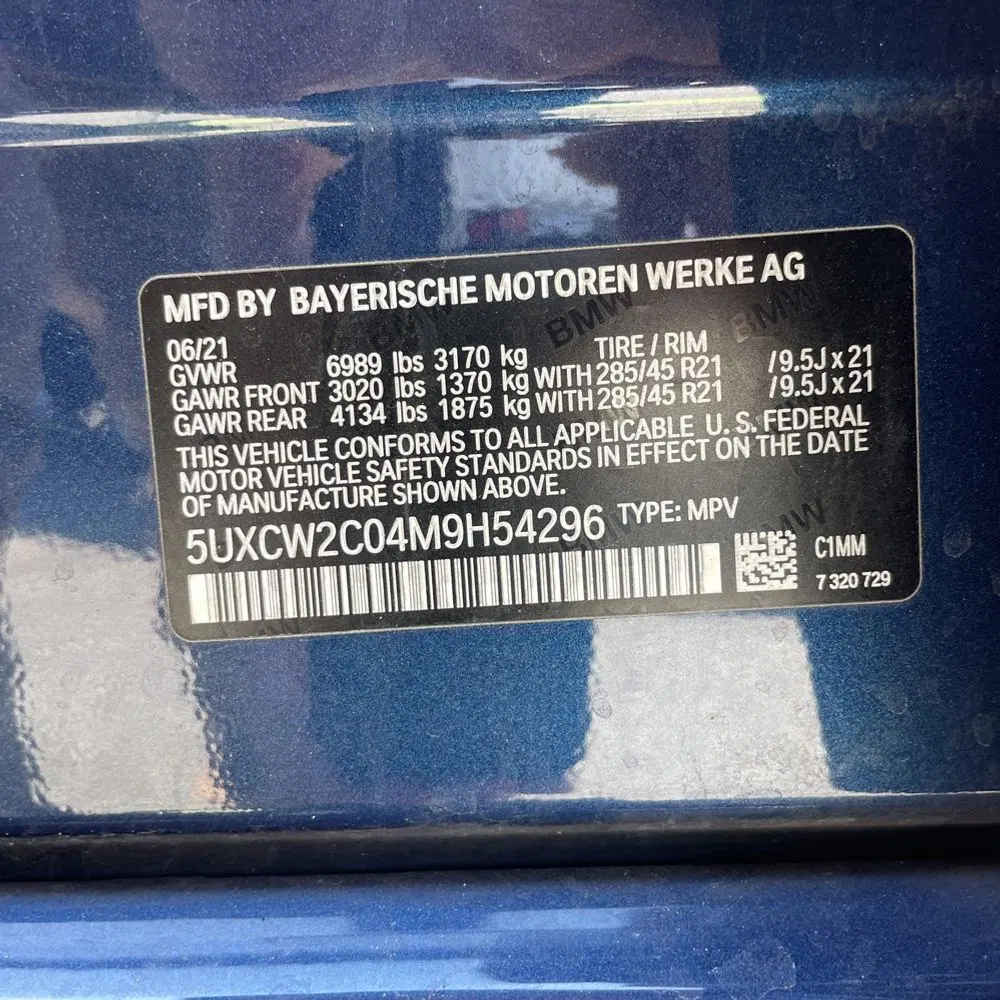 2021 BMW X7 XDrive40i