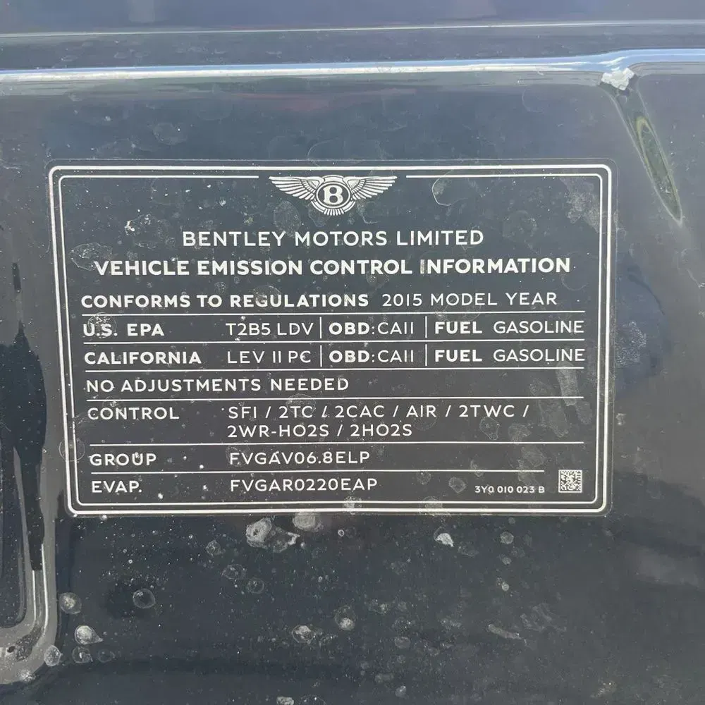 2015 Bentley Mulsanne Base