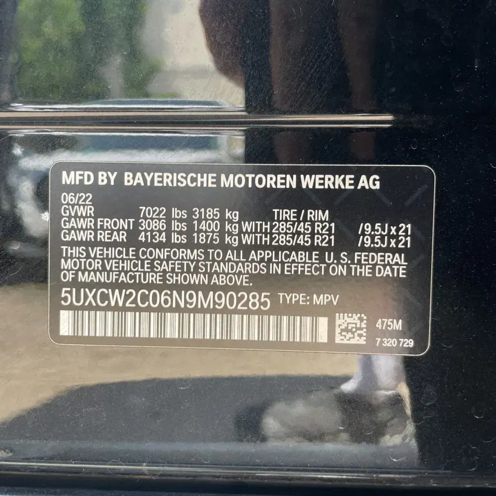 2022 BMW X7 XDrive40i