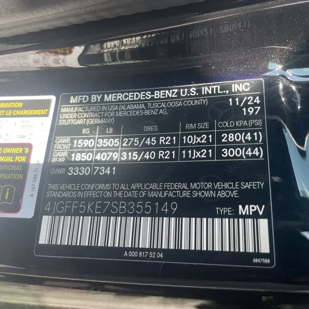 2025 Mercedes-Benz GLS GLS 450