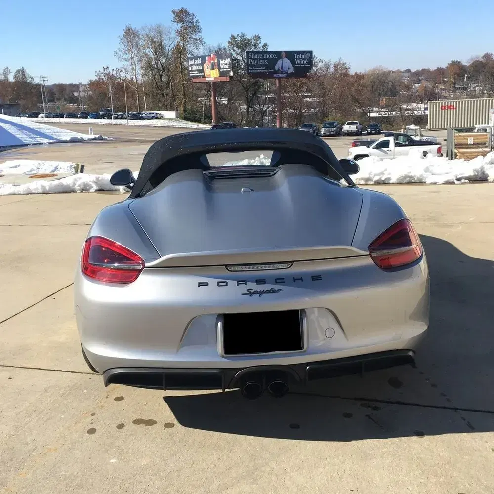 2016 Porsche Boxster Spyder