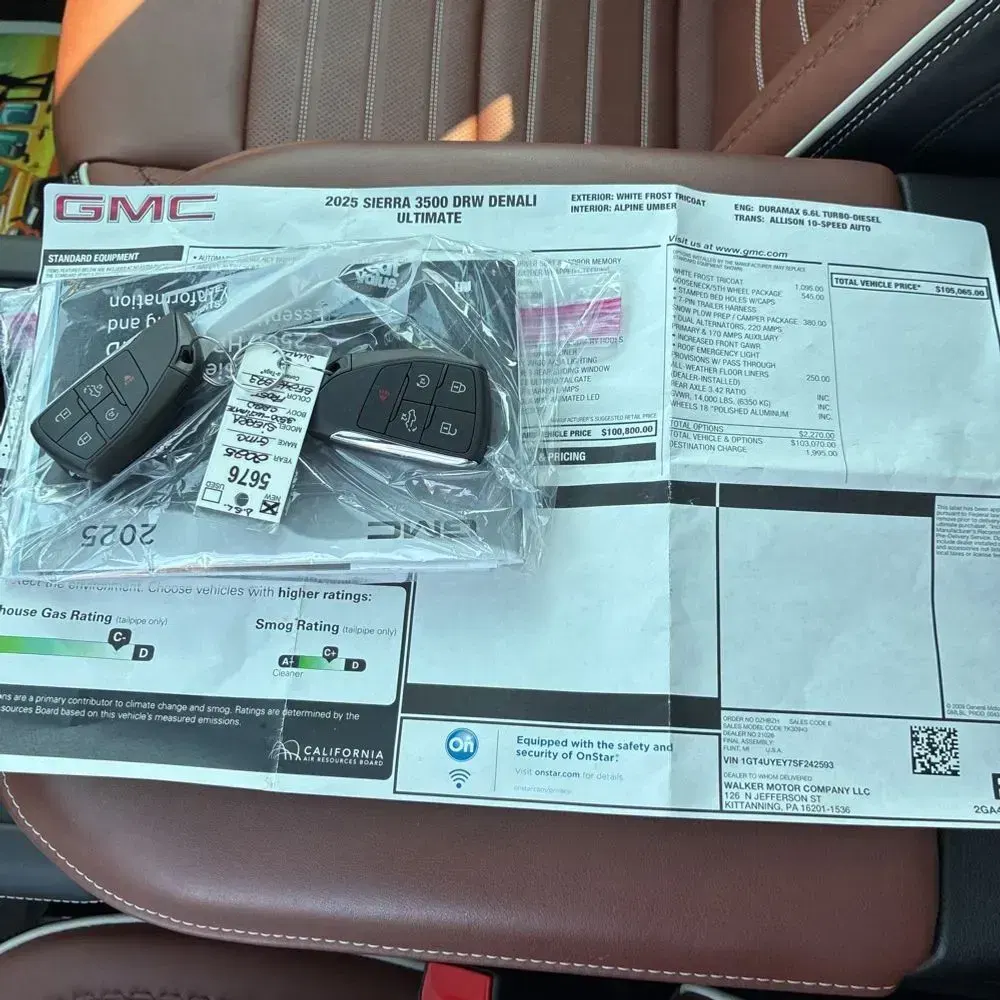 2025 GMC Sierra 3500HD Denali Ultimate