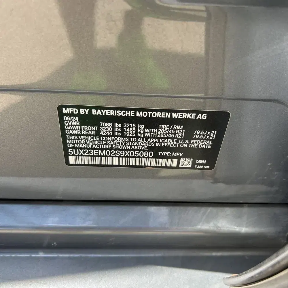 2025 BMW X7 XDrive40i