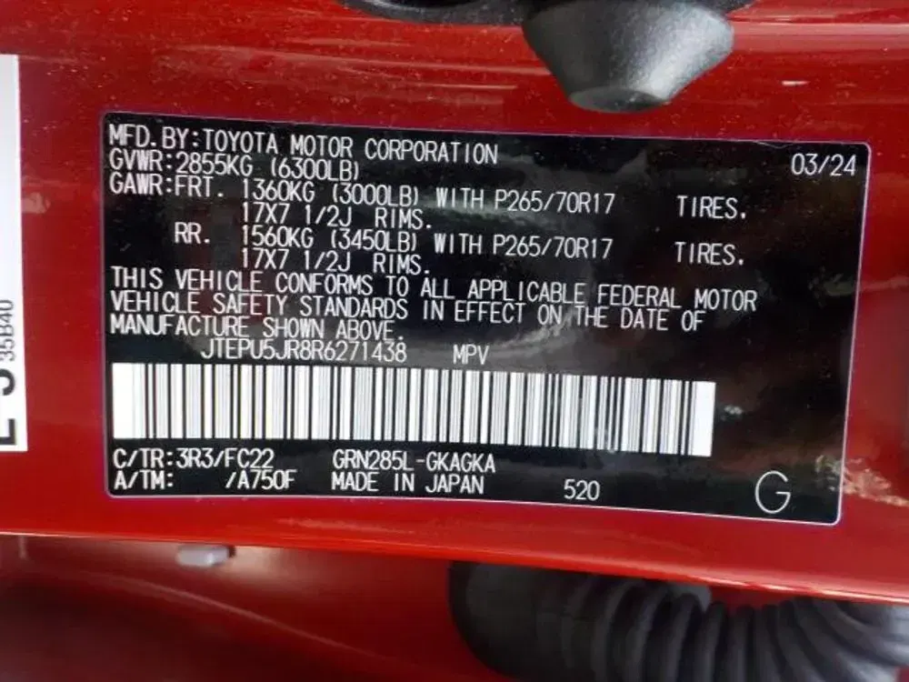 2024 Toyota 4Runner TRD Off Road